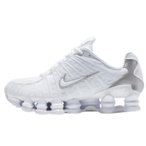 Nike Shox Tl White Metallic Silver Orange
